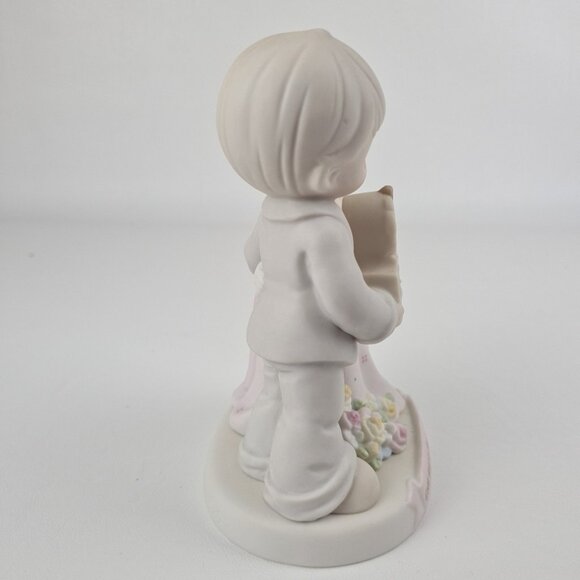 Precious Moments 163791 "Each Hour Is Precious With You" Porcelain Figurine - Picture 4 of 6